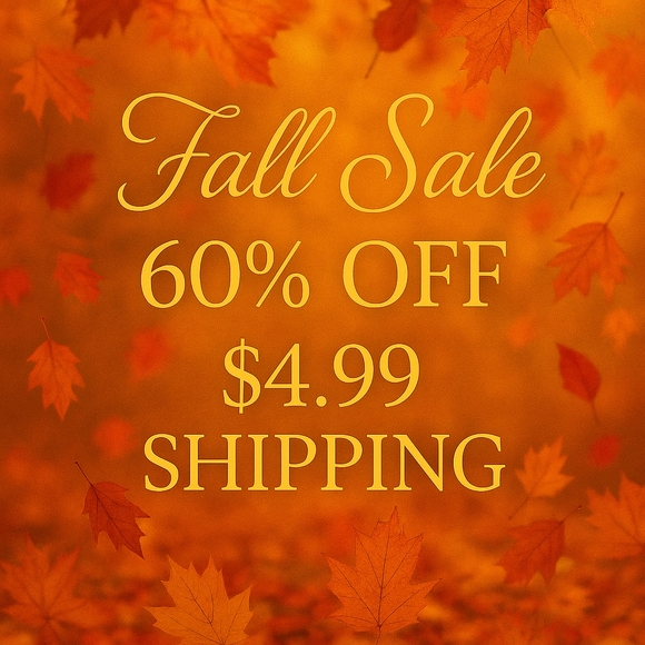 Fall Sale 60% Off 4.99 Shipping - Picture 1 of 2